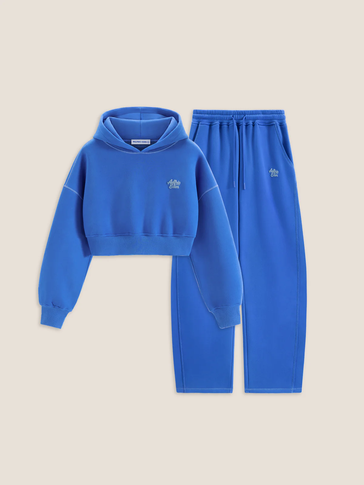 Soufflé Cropped Cloud Hoodie Set - Image 4