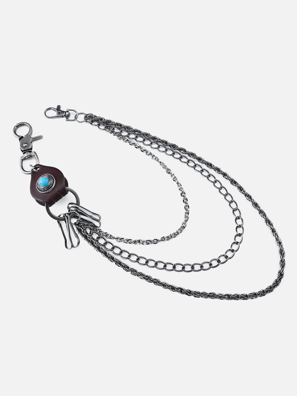 Vintage Gürtel Metallkette - Image 3